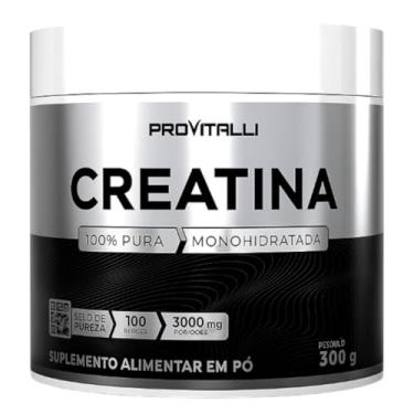 Imagem de Creatina Monohidratada 100% Pura 300g ProVitalli - Creatine Importada, Acompanha Colher Dosadora, Auxilia no Ganho de Massa Muscular Força e Resistência.
