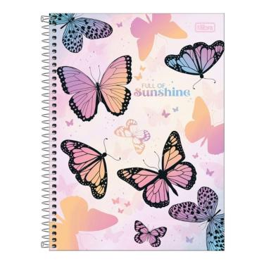 Imagem de Caderno Espiral Universitário A4 Capa Dura 10 Matérias 160 Folhas Daisy - Tilibra Estampa 3