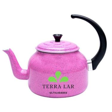 Imagem de Chaleira Grande Bule Fervedor Para Chá Café Leite Alumínio - TERRA LAR