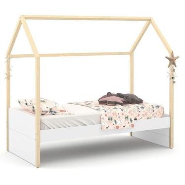 Imagem de Cama Montessoriana Kids Liv Branco Soft Natural - Matic - MATIC MÓVEIS