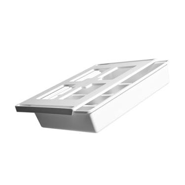 Imagem de LiebeWH Elegante Caixa de Armazenamento de Gaveta Sob a Mesa Com Vários Compartimentos Organizador de Plástico para Material de Escritório e Papelaria