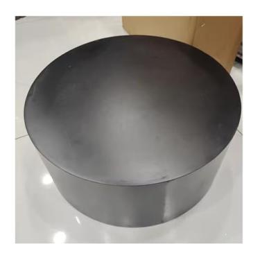 Imagem de Suportes redondos pretos para exibição - Suporte de pedestal cilíndrico de 60 x 20 cm para manequim, vitrine de roupas, loja de casamento, exposição de noiva, base de plataforma de exibição de varejo