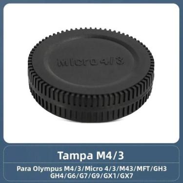 Imagem de Tampa Protetora De Lente Frontal E Traseira Para Câmeras Olympus M43 M