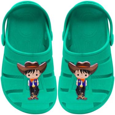 Imagem de Sandalia Babuche Masculino Nº 19ao28 Infantil Cowboy 12.115-Masculino