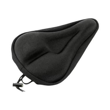 Imagem de Capa De Selim De Bicicleta Com Almofada Larga De Gel 3D Confortável E 