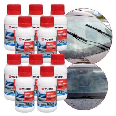 Imagem de 10 Limpa parabrisa wurth liquido produto p/ limpar para brisa de carro