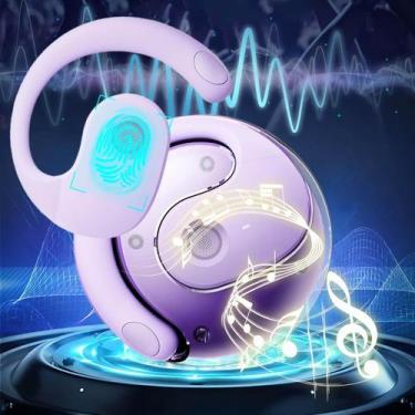 Imagem de Fones de ouvido de tradução Language Translator Bluetooth 5.4 roxo - M