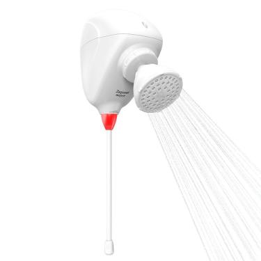 Imagem de Ducha Move Eletrônica 7500W Instalação de Parede com Jato Direcionável Branco Zagonel 220V