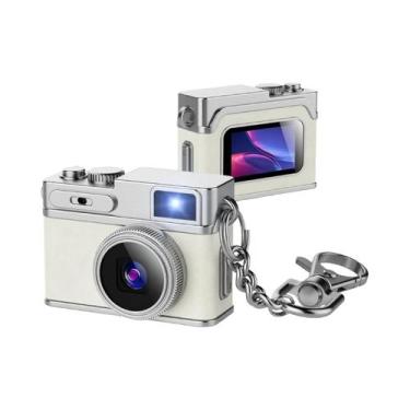 Imagem de Câmera Mini Retro HD 1080P Portátil E Vestível Com Chaveiro Para Fotog
