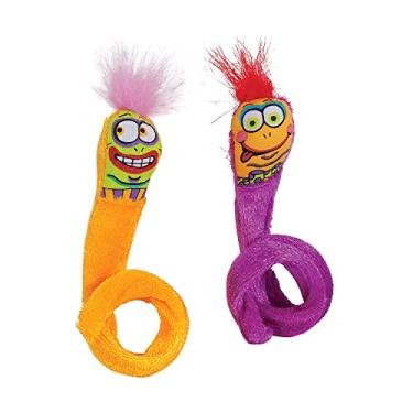 Imagem de Doskocil Bamboo Pet CAM650037 Pacote com 2 brinquedos de erva de gato gordo para gatos