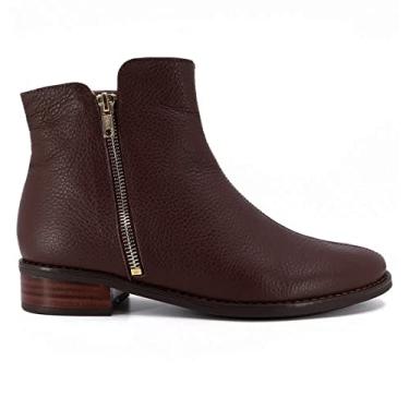Imagem de Bota Cano Baixo Usaflex Feminina Chocolate Aj1801003 35
