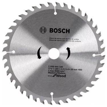 Imagem de Disco de Serra  Circular de Widea 184mm 7-14 ECO 40 Dentes BOSCH