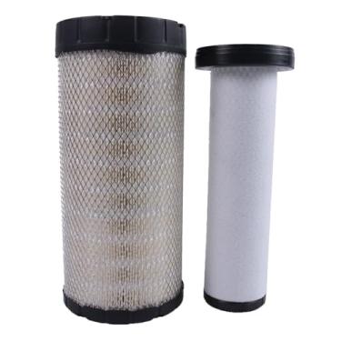 Imagem de YIHETOP Conjunto de filtro de ar AF25960 AF25961 P628326 P629466 compatível com Fleetguard Baldwin RS5745 RS5746 Wix 49021 49868