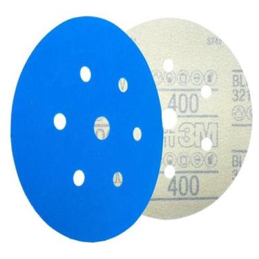 Imagem de Disco Abrasivo 3M Hookit Blue 400 321U  7 Furos - Unidade
