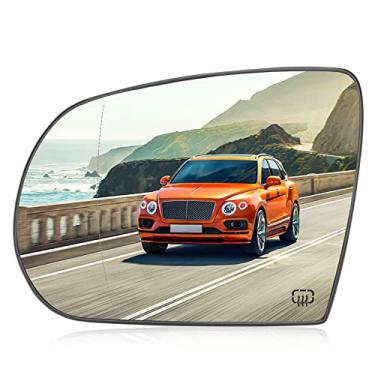 Imagem de Substituição de vidro do espelho do lado esquerdo do motorista para Jeep Cherokee 2014, 2015, 2016, 2017, 2018, 2019, 2017, 2018, 2019, 2020, 2021, Jeep Compass, retrovisor, retrovisor, retrovisor,