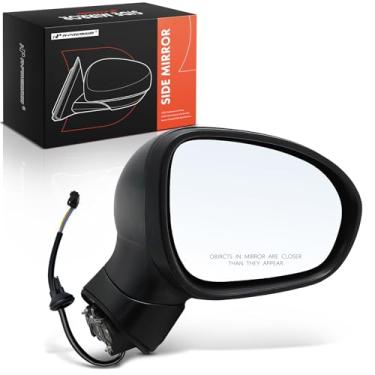 Imagem de A-Premium Espelho retrovisor elétrico lateral do passageiro - compatível com Fiat 500X 2016-2022 - Espelho retrovisor externo externo dobrável manual aquecido com seta - Substituição # 6AP71LXHAA