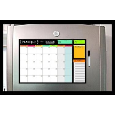 Imagem de Planner Semanal Ima de Geladeira 30x20cm escreva e apague - nosi