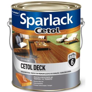 Imagem de Verniz Ultra Protetor Cetol Deck Semi Brilho Natural 900ml Sparlack Coral