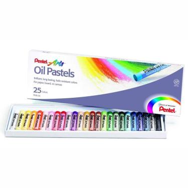 Imagem de Giz Pastel Oleoso 25 Cores Pentel