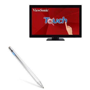 Imagem de Caneta Stylus Viewsonic TD2760, BoxWave [AccuPoint Active Stylus] Stylus eletrônica com ponta ultrafina para Viewsonic TD2760 - Prata metálica