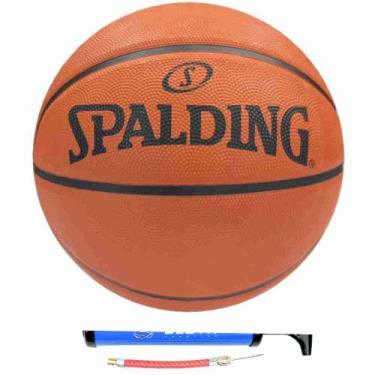 Imagem de Bola de Basquete Spalding Streetball tam 7 + Bomba de Ar, Laranja