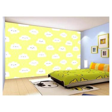 Imagem de Papel De Parede 3D Infantil Nuvens Babê Baby 3,5M Azs308 - Você Decora