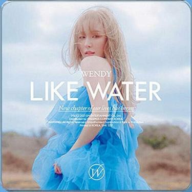 Imagem de Red Velvet Wendy - Like Water [Versão do livro de fotos] (O primeiro mini álbum) [Pré-pedido] CD + livreto + pôster dobrado + outros com rastreamento, adesivos decorativos extras, photocards