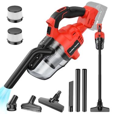 Imagem de CAMXTOOL Aspirador De Pó Sem Fio Para Milwaukee M18, Bateria, Portátil Casa, Pelos Animais Estimação E Carro, 5 Em 1 Com 2 Filtros Hepa Laváveis, 4 Bicos Múltiplos (Bateria Não Incluída)