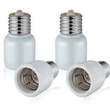 Imagem de EMNOOTI Extensor De Soquete Mogul, Adaptador Extensão Porcelana Mogul Base E39, Para Suporte Lâmpada Incandescente Led Fluorescente 1500 W 660 V (Pacote Com 4)