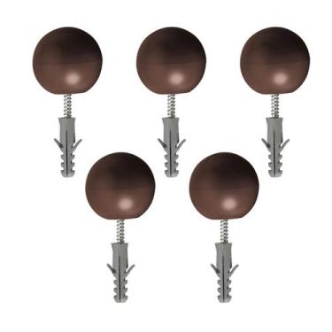 Imagem de Batedor bola de borracha para porta batente amortecedor 5 Un - Sfor,  