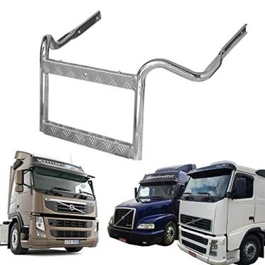 Imagem de Escada Volvo Fh/Nh/Fm Cromado 2 Degraus