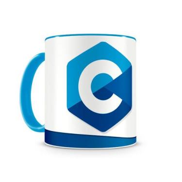 Imagem de Caneca Linguagem C color Azul (ATG2246) - Geek Premiere