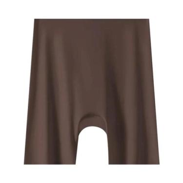 Imagem de Shorts De Segurança Sem Costura De Cintura Alta plus Size Para Mulhere