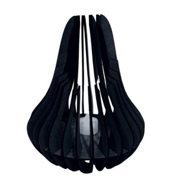 Imagem de Castiçal Talismã Com Vela Eletrônica - Preto - LENOBRE