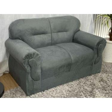 Imagem de Sofás 2 Lugares Encanto Beleza e Praticidade - Alpoim, Cinza