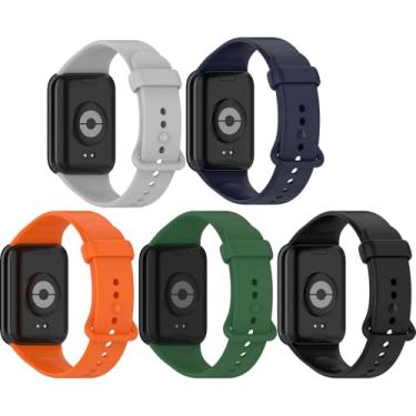 Imagem de Z.DuDuZAZA Pulseiras para Redmi Smart Band 9 Pro/Redmi Smart 8 Pro para mulheres e homens, 5 peças de substituição compatíveis com cintos Xiaomi Redmi Band 9Pro 8Pro (conjunto -001)