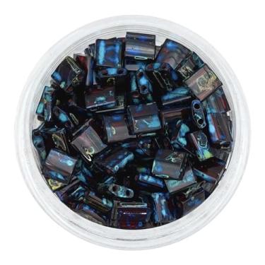 Imagem de Mack and Rex Tila Bead Mixes (Full Dirty - Picasso) – Contas Tila Completas – Cinco Tons Exuberantes de Miyuki-Crafted Beads: Granada, Cobalto, Azul-petróleo, Creme Sujo e Mussoy! – Ideal para