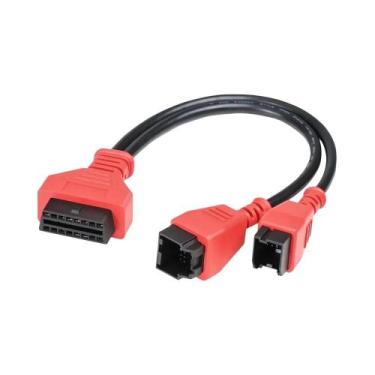 Imagem de Cabo Adaptador De Diagnóstico OEM FCA Universal 12+8 Para Módulo Gatew