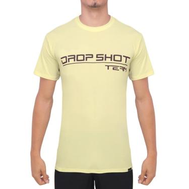 Imagem de Camiseta Drop Shot Team 3.0 Off White e Roxa-Masculino