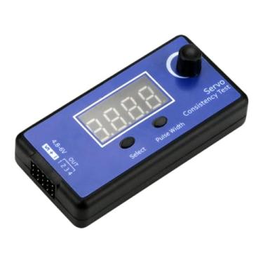 Imagem de Almencla Controlador de velocidade de servo digital multifuncional, acessório, testador de consistência de ESC de alta precisão para carros e helicópteros RC.
