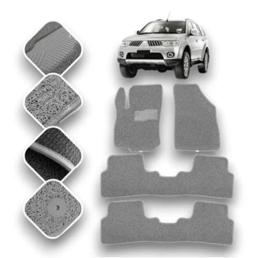Imagem de Tapete Automotivo Kapazi Para Pajero Sport 7 Lugares - 2018 a 2025 (cinza)
