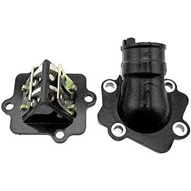 Imagem de Lifefriendi Válvula de palheta para tubo de admissão de carburador compatível com ciclomotor Yamaha de 2 tempos compatível com Polaris 50cc 90cc