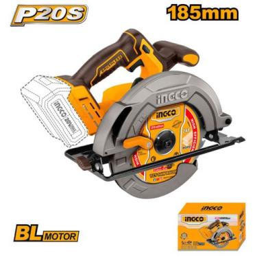 Imagem de Serra Circular INGCO BL 7¼" 20V Linha Linha P20S