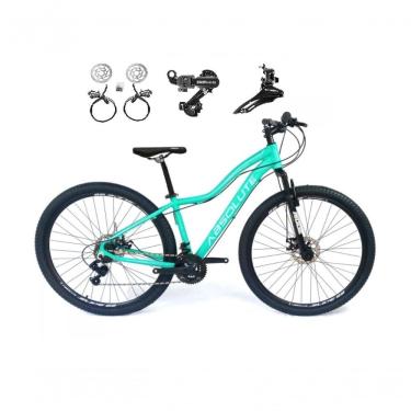 Imagem de Bicicleta Aro 29 Absolute Hera Feminina 24v Alumínio Câmbios Shimano Freio Hidráulico Verde 15