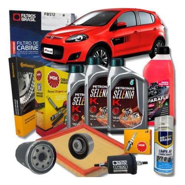 Imagem de Kit revisao fiat novo palio 1.4 attractive selenia 15w40 mlb1844524221