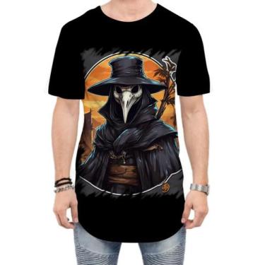 Imagem de Camiseta Longline Máscara da Peste Negra 7 - Kasubeck Store®, P