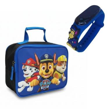 Imagem de Homem Aranha Conjunto Relógio Digital e Lancheira Térmica para Criança