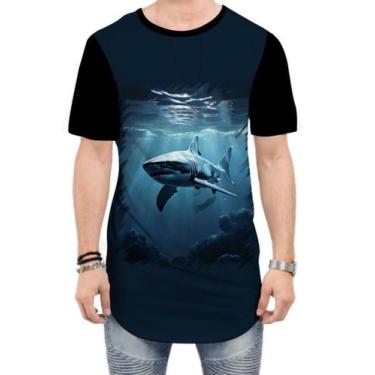 Imagem de Camiseta Longline Tubarão Shark Rei dos Mares 5 - Kasubeck Store®, G