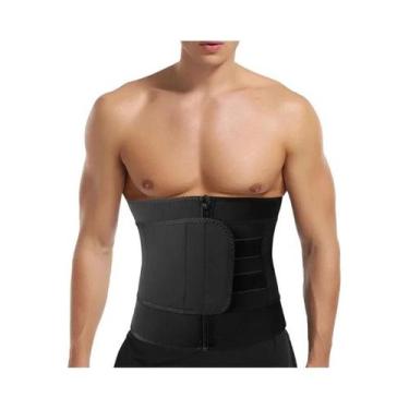 Imagem de Cinta Modeladora Masculina De Neoprene Vensslim Para Treino E Sauna, C