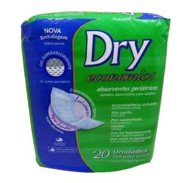 Imagem de Absorvente Incontinência tamanho Único 20un - DRY